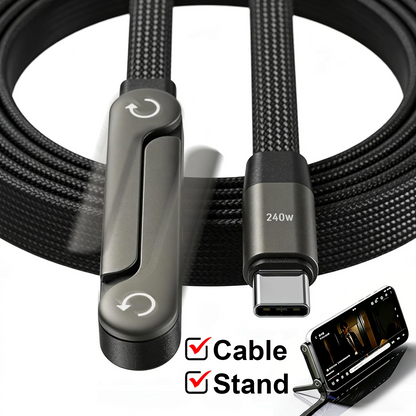 2-in-1 C to C Ultra Fast Charging Cable-240Watt