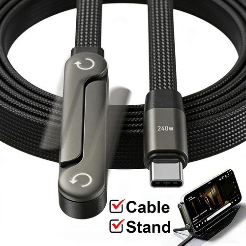 2-in-1 C to C Ultra Fast Charging Cable-240Watt