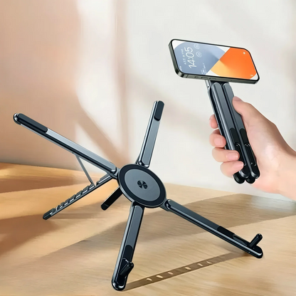 STECH™ 3-in-1 Magnetic Foldable Stand for Phone, Tablet and Laptop